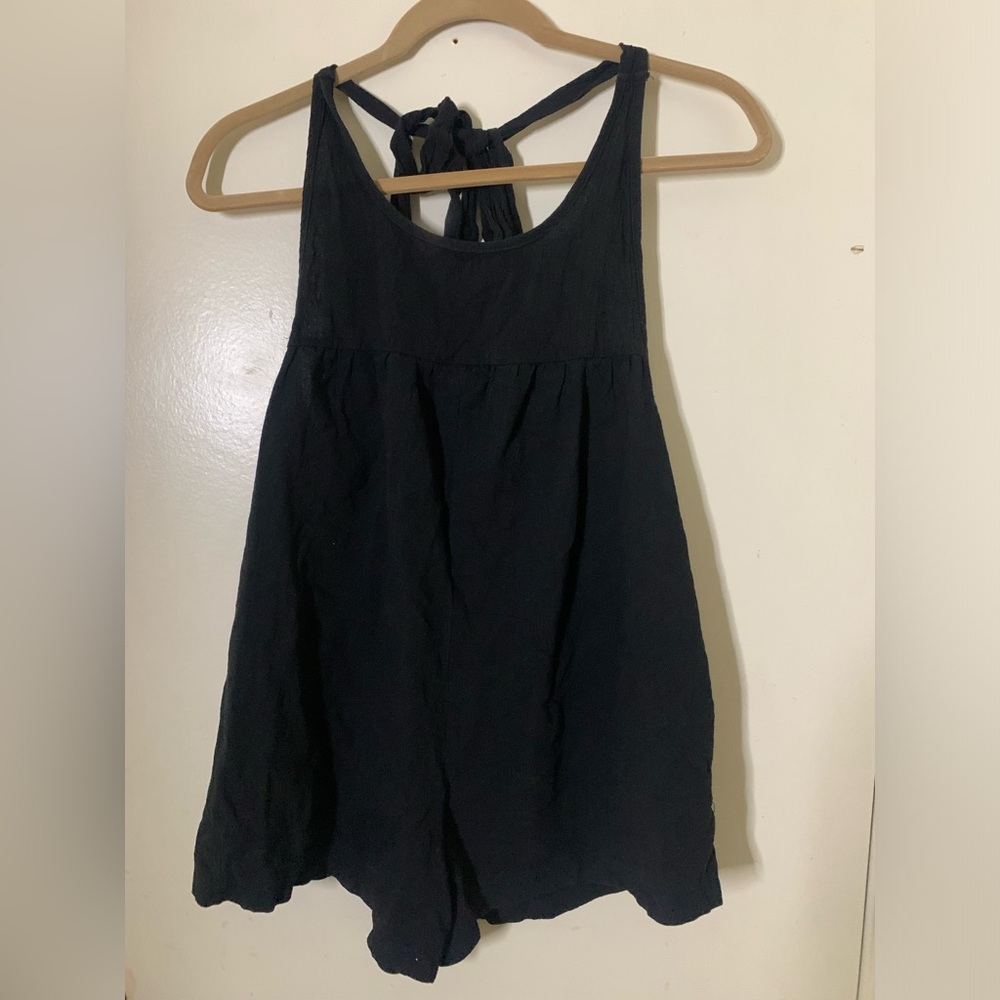 SHEIN BLK ROMPER SHORT M